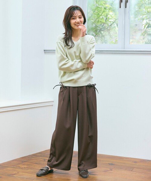 「Feroux」 長袖ニット F ブルー レディース_画像6