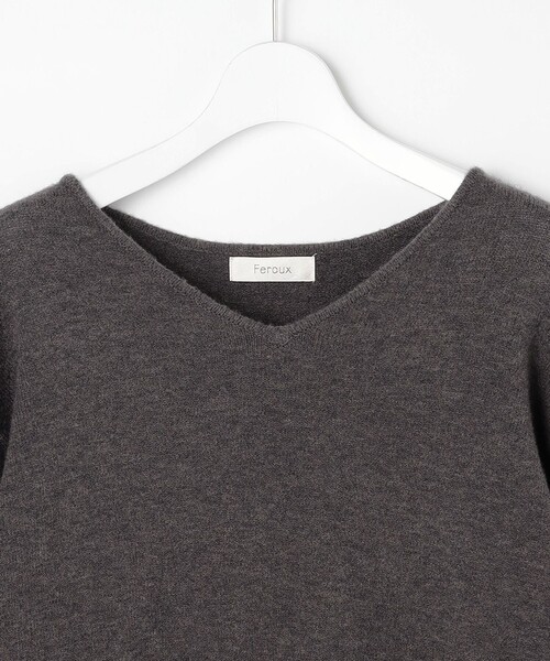 「Feroux」 長袖ニット F ブルー レディース_画像7