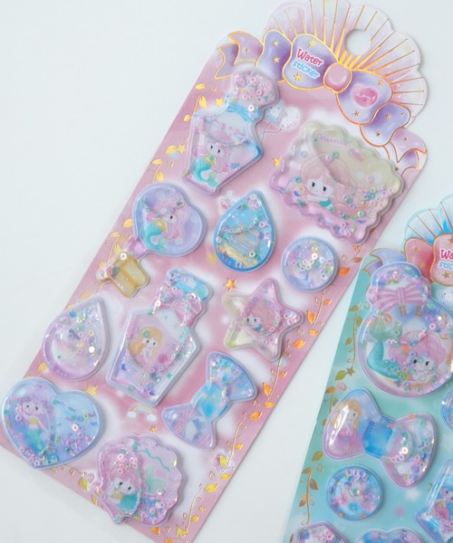 Jelly moo（ジェリームー） ステッカー 「 」 マーメイド シャカシャカ