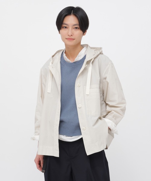 MHL.（エムエイチエル） ブラウス シャツ PAPER COTTON NYLON