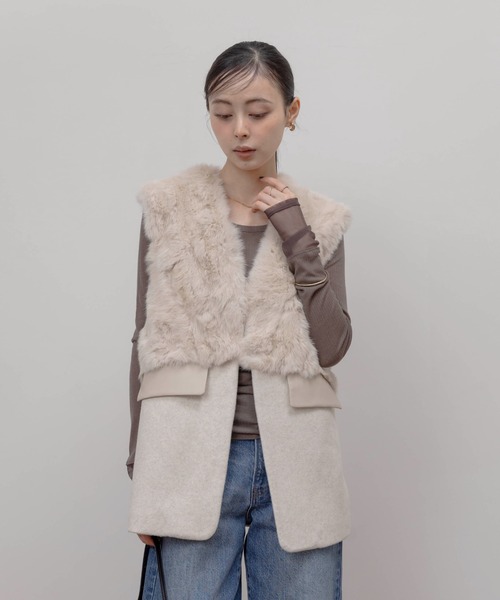 「Eimee Law」 ベスト FREE チャコールグレー レディース_画像5