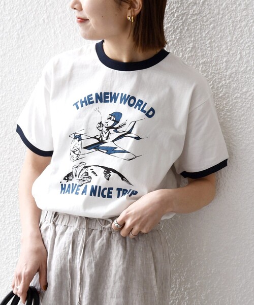 SHIPS any tシャツ 半袖 「SHIPS any別注」THE KNiTS:「洗濯機可能