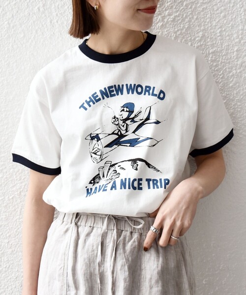 SHIPS any tシャツ 「SHIPS any別注」THE KNiTS:「洗濯機可能」ロゴ