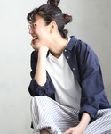 「soulberry」 7分袖シャツ L ネイ...の詳細画像1