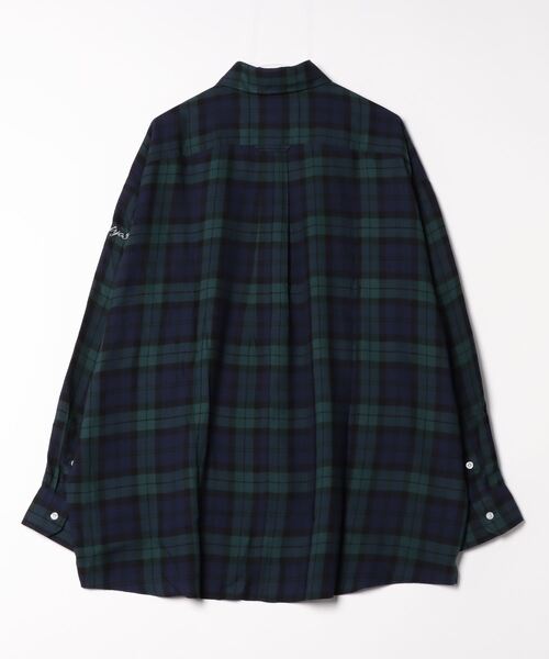 「FAT」 長袖シャツ TITCH(M) ブルー メンズの画像