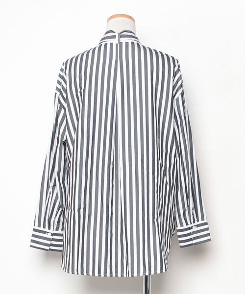 「UNTITLED」 長袖ブラウス 02 グレー レディースの画像