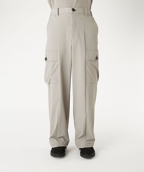 ワイドパンツ スラックス FLAP-POCKET WIDE TROUSERS メンズ レディースの画像
