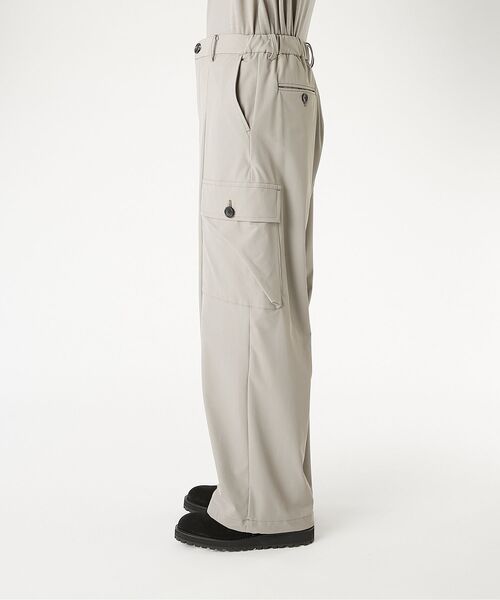 ワイドパンツ スラックス FLAP-POCKET WIDE TROUSERS メンズ レディースの画像