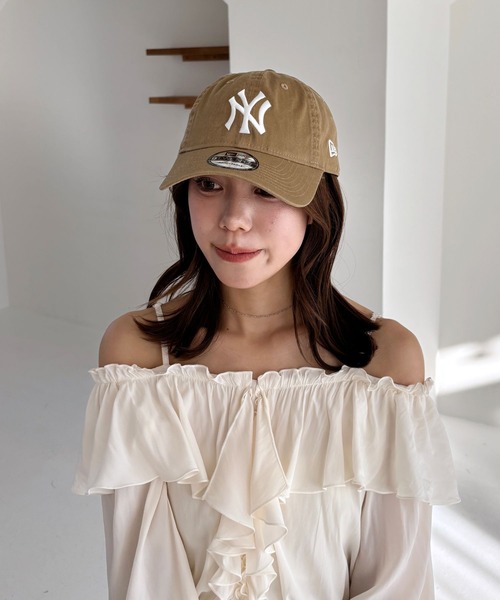 「Heather」 「NEW ERA」キャップ ONE SIZE ベージュ レディース_画像3