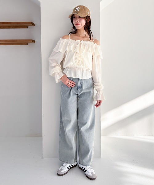 「Heather」 「NEW ERA」キャップ ONE SIZE ベージュ レディース_画像6
