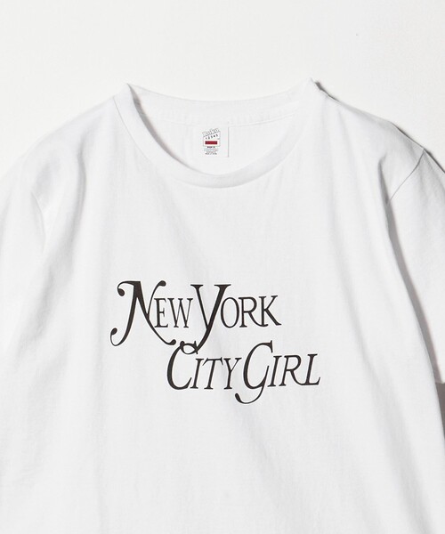 6 tシャツ 半袖 「6(ROKU)」NEW YORK CITY GIRL Tシャツ レディース