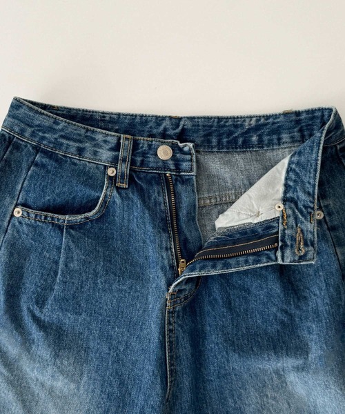 「CANAL JEAN」 「diggity」デニムパンツ SMALL インディゴブルー レディースの画像