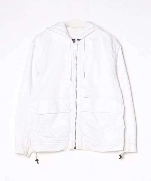 LOHEN ローヘン　エコナイロンブルゾン　ホワイト　白　オフホワイト DIESEL（ディーゼル） ブルゾン X-SMALL ホワイト メンズ : ZOZOTOWN