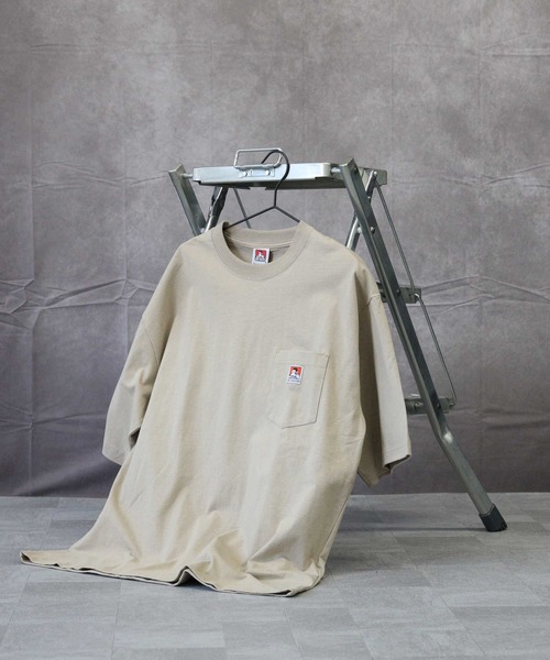 「BEN DAVIS」 半袖Tシャツ M ホワイト メンズ_画像2