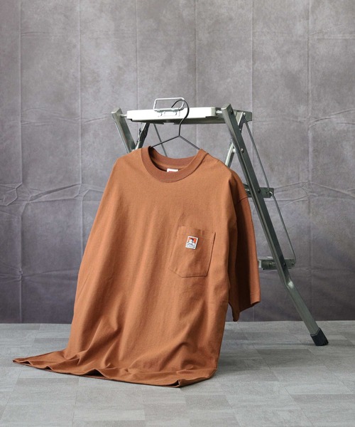 「BEN DAVIS」 半袖Tシャツ M ホワイト メンズ_画像4