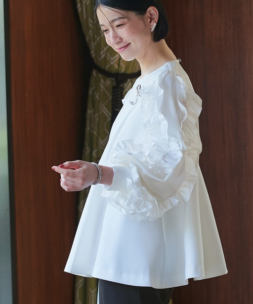 「RUIRUE BOUTIQUE」 パンツスーツ LL ブラック レディースの画像