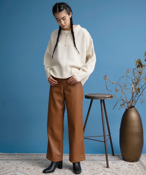 「MAISON SPECIAL」 長袖ニット FREE ブルー レディース_画像5