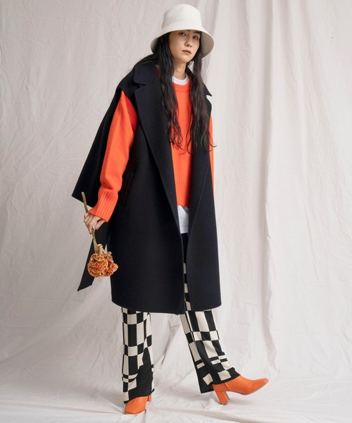 「MAISON SPECIAL」 長袖ニット FREE ブルー レディース_画像7