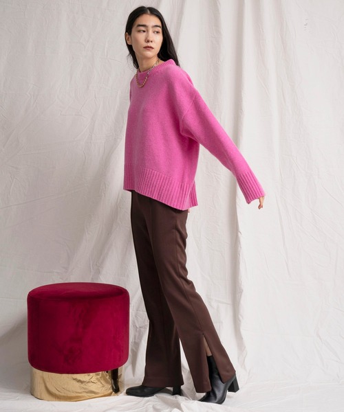 「MAISON SPECIAL」 長袖ニット FREE ブルー レディース_画像8