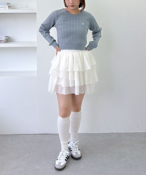 「archives」 ミニスカート MEDIUM ブラック レディース_画像5