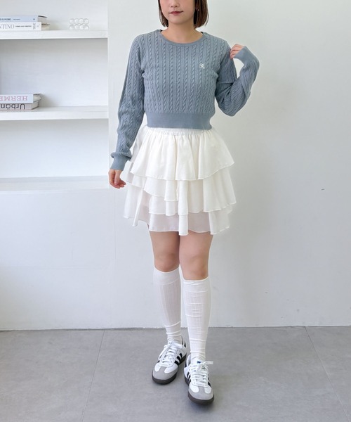 「archives」 ミニスカート MEDIUM ブラック レディース_画像6