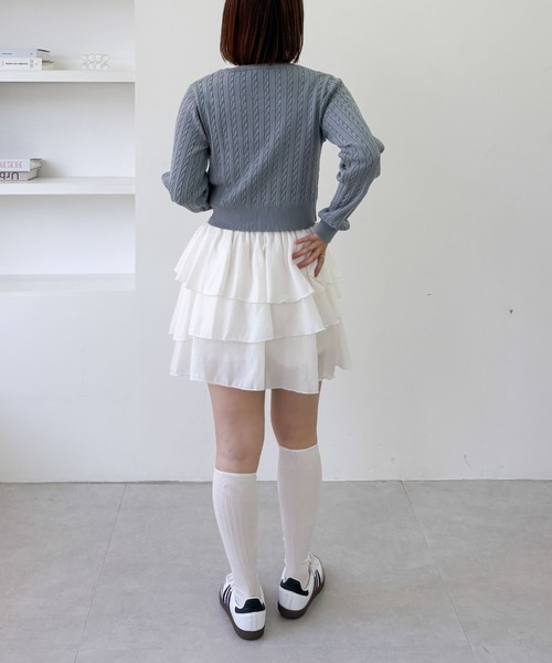 「archives」 ミニスカート MEDIUM ブラック レディース_画像7