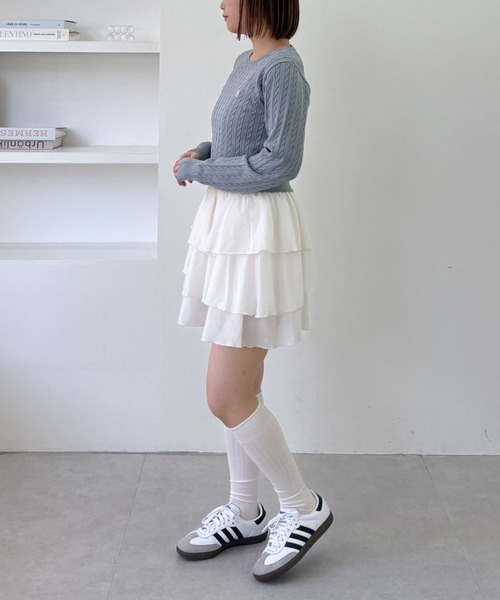 「archives」 ミニスカート MEDIUM ブラック レディース_画像8