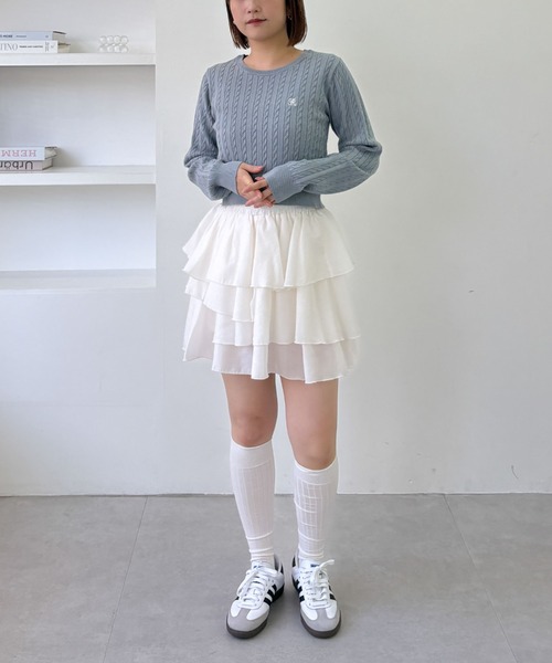 「archives」 ミニスカート MEDIUM ブラック レディース_画像9
