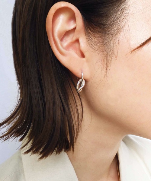 「foun.」 ピアス（両耳用） FREE シルバー レディース_画像3