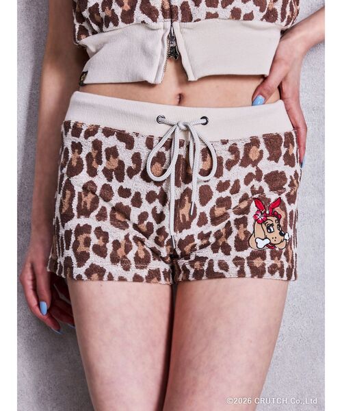 GALFY（ガルフィー） パンツ GYDA×GALFY leopard pile マイクロ