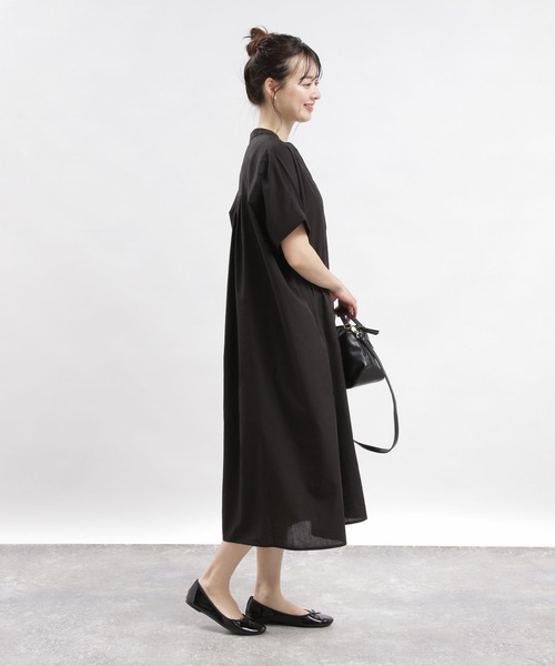 「GLOBAL WORK Smile Seed Store」 半袖ワンピース MEDIUM ブルー系その他 レディース_画像3