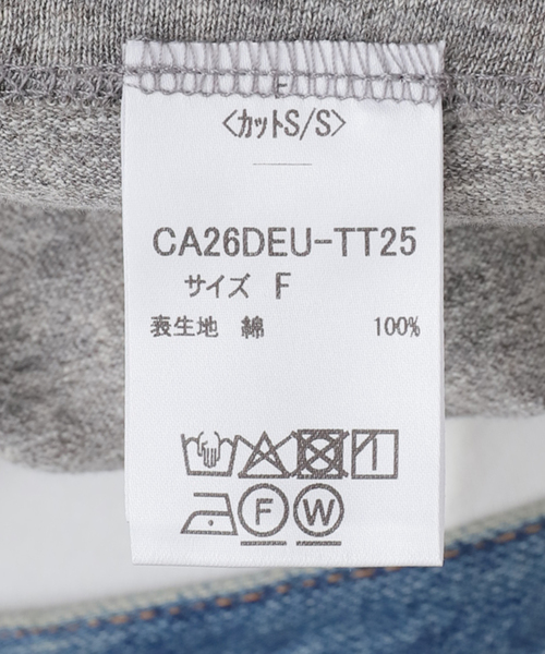 CALUX（キャラクス） tシャツ 半袖 Vネック Tシャツ レディース