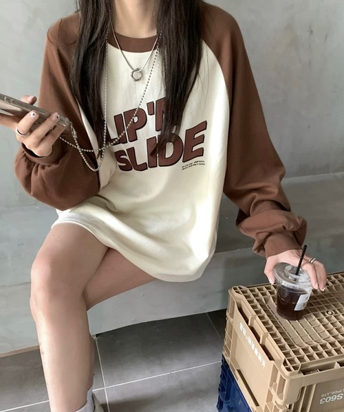 「shopnikoniko」 長袖カットソー フリー グリーン レディース_画像9