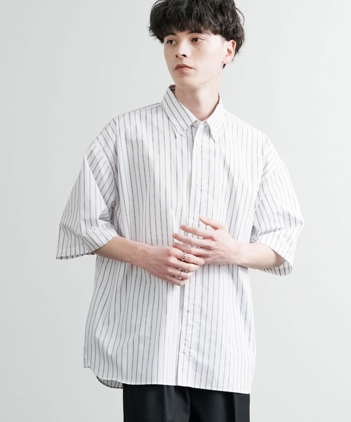 「Audience」 半袖シャツ L アイボリー メンズ_画像7