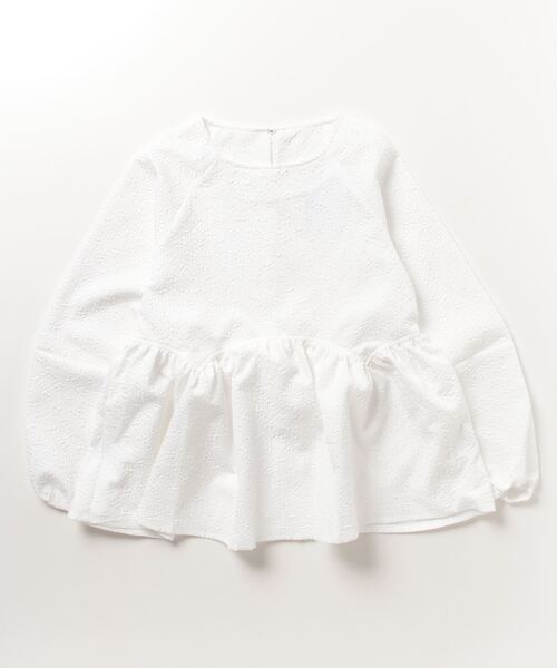 「terrace」 長袖ブラウス MEDIUM オフホワイト レディース_画像2