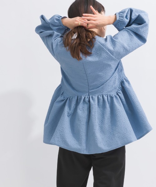 「terrace」 長袖ブラウス MEDIUM オフホワイト レディース_画像3