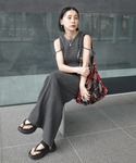 ドレス PIGMENT SHIRRING CU...の詳細画像2