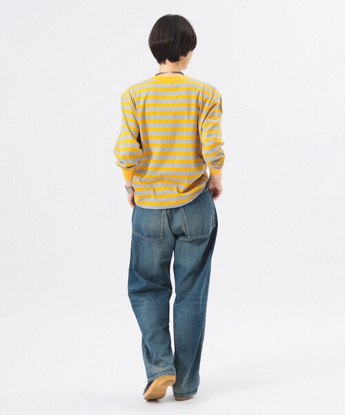 BEAMS BOY（ビームス ボーイ） tシャツ ベーシック ボーダー ロング