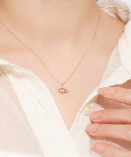 Jewel closet by L&Co. ネックレス K10 ピンクゴールド クマノミ