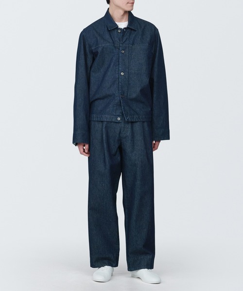 無印良品（MUJI） デニムパンツ L ネイビー メンズ : ZOZOTOWN Yahoo