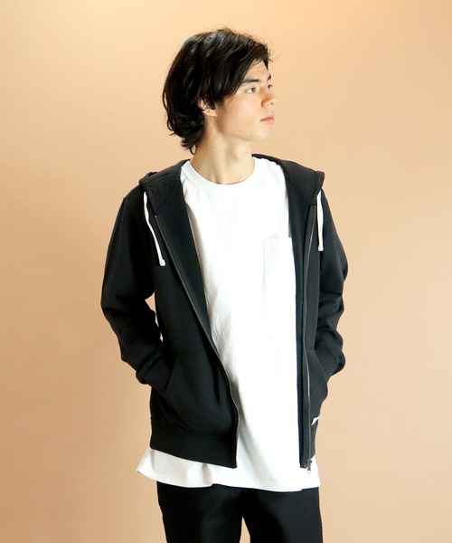 大注目 パーカー Banks Journal バンクスジャーナル プライマリーフリース フルジップパーカー Primary Fleece Afl パーカー カラー ブラック