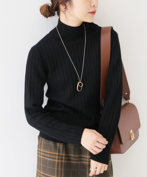 新品タグ付き SLOBE IENA BARUFFA ハイネックプルオーバー SLOBE IENA（スローブイエナ） ニット BARUFFA ハイネックプルオーバー