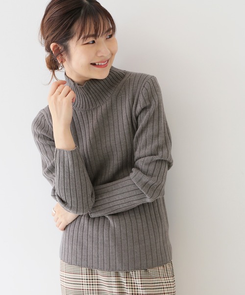 SLOBE IENA（スローブイエナ） ニット BARUFFA ハイネックプルオーバー