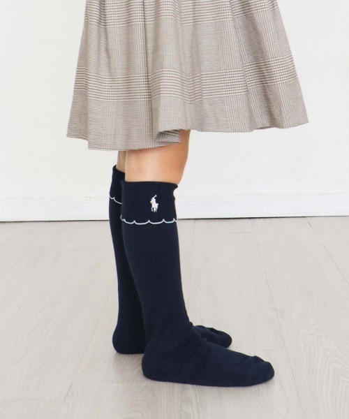 ジュニア　ラルフハイソックス24-26㎝灰20足バラ未使用34000相当分 POLO RALPH LAUREN 靴下（子ども用）｜子ども用ファッション小物