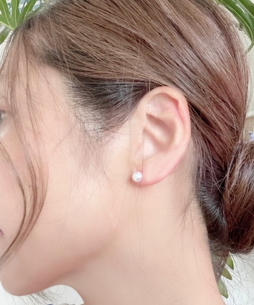 可愛いクリスマスツリーやギフトが！ De Ritomo Ricco バックキャッチピアス SV925ポスト ピアス アクセサリー
