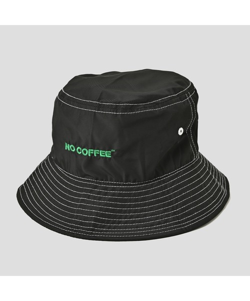 NO COFFEE（ノーコーヒー） 帽子 ハット ロゴ刺繍バケットハット