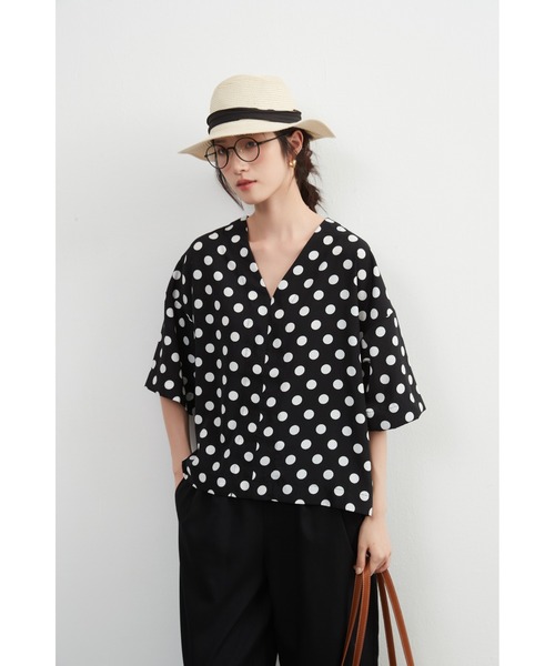 OurHappy 蝶×星×アイプリント・ウォッシュド斜めワンショルダーTシャツ Amazon | [WANSHIX] 長袖tシャツ レディース 蝶柄