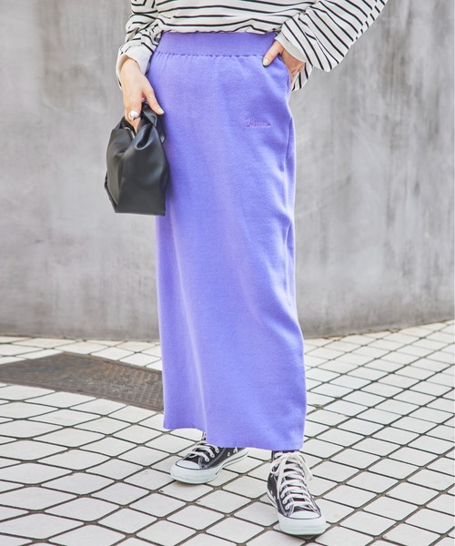 DISCUS スカート 「DISCUS」ダブルジャガードナロータイトスカート