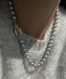 ネックレス 「 ammy. / エイミードット 」 シルバー パール レディース 