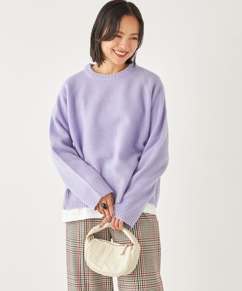 薄紫セーター　使用歴あり 薄紫セーター 使用歴あり パープル系 メンズのセーター | 三越伊勢丹